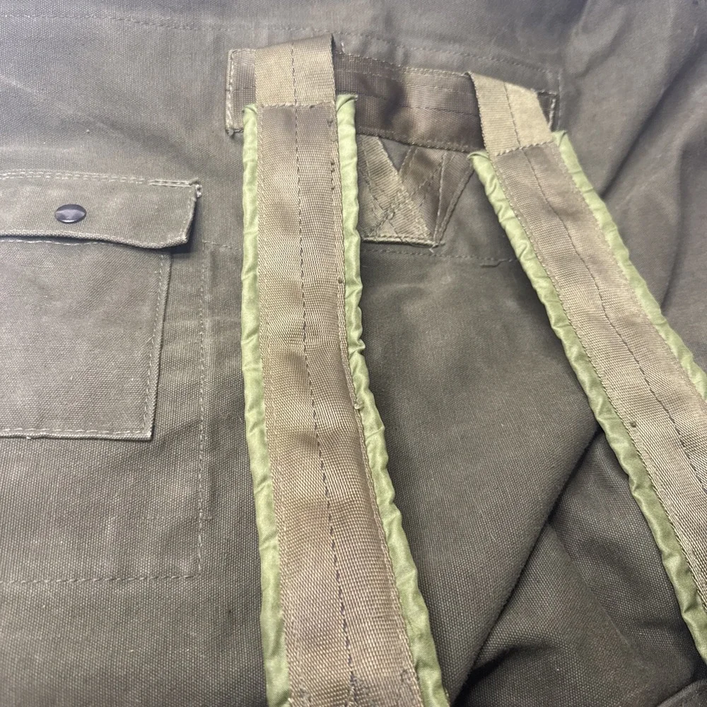 Vintage 1980 US Military Canvas Duffel Bag Type II Backpack Sea Bag Gorpcore